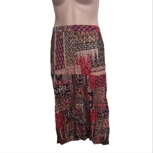 Bohemian broom skirt